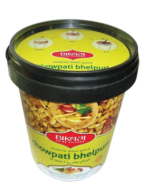 BIKAJI crispy crunchy 100% vegetarian Chowpati bhelpuri open mix &eat ...