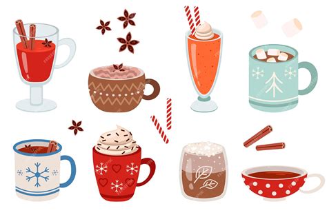 Hot Chocolate With Marshmallows Clip Art