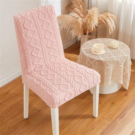 HOMETHREADS Elastic Jacquard Chair Cover–Stretch Fit, Removable ...