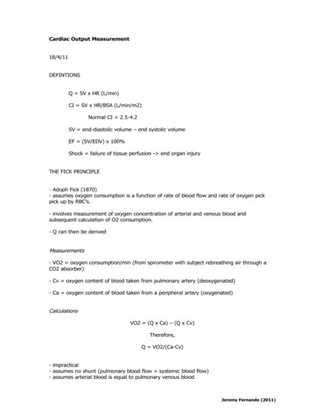 Image result for Cardiac Output Measurement