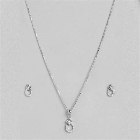 Ethereal Essence 925 Sterling Silver Abstract Jewelry Set – Zavya