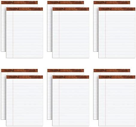 TOPS The Legal Pad Writing Pads, 8-1/2" x 11-3/4", Legal Rule, 50 ...