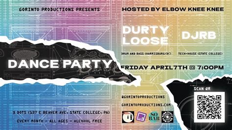 Gorinto//3 Dots Monthly Dance Party April 7, 3 Dots Downtown, State ...