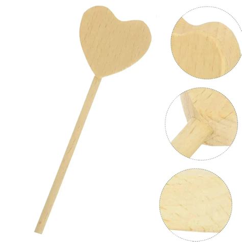 12-Inch Heart Shape Wooden Pinata Hammer for Pinata Cake
