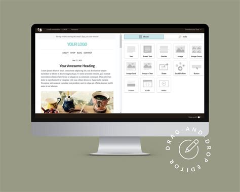 Buy Responsive HTML Email, Mailchimp Email Newsletter Template, Send ...