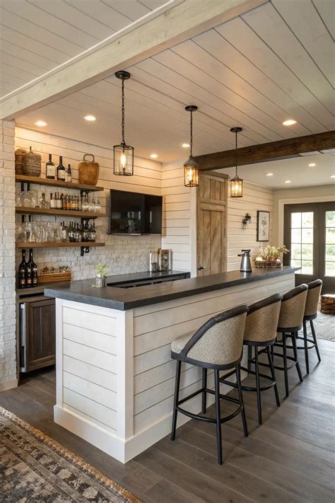 24+ Stylish Modern L-Shaped Bar Ideas for Your Home