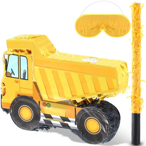 Buy Construction Dump Truck Pinata Construction Pinata with Blindfold ...