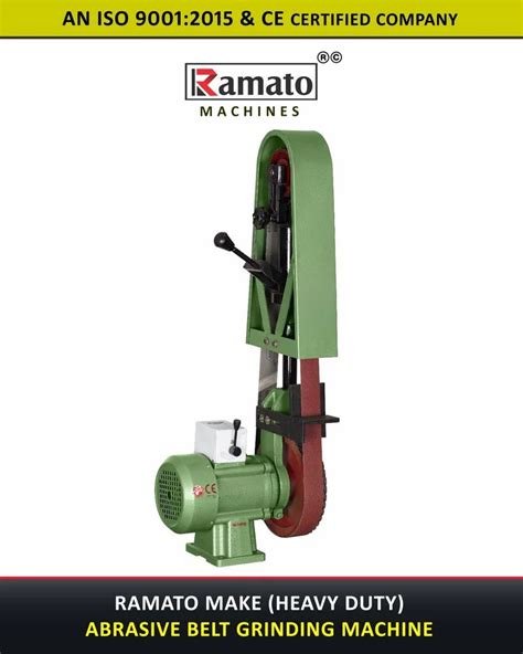 Belt Grinder - Ramato Manual Abrasive Belt Grinding Machine ...