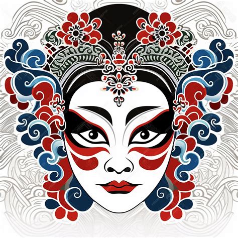 Premium Photo | Traditional Chinese Art Peking Opera Face mask