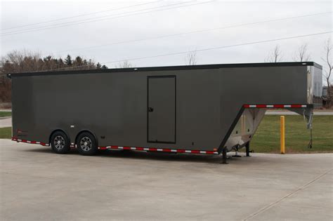 Image result for Intech Enclosed Gooseneck Trailers