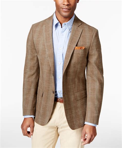 MICHAEL Michael Kors Men's Lancaster Windowpane Classic-Fit Sport Coat ...