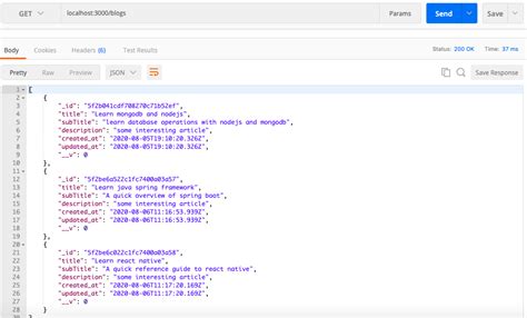 NodeJS, Express, Mongoose and MongoDB RESTful Web Service - GET Request ...