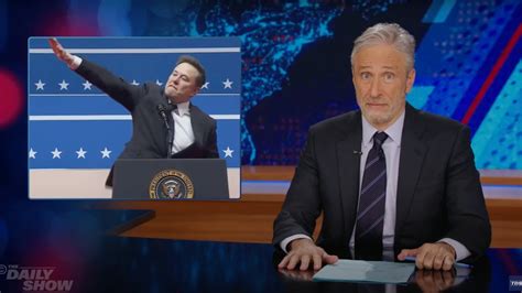 Jon Stewart reacts to Elon Musks salute at Trumps inauguration - Blog