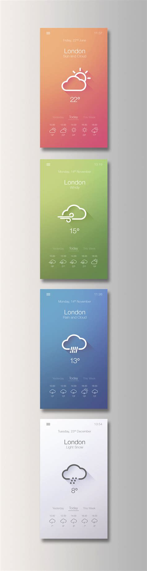 Weather App JavaScript 的图像结果