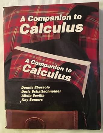 Buy A Companion to Calculus Book Online at Low Prices in India | A ...