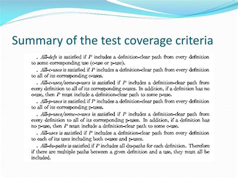 Image result for Data Flow Coverage Testing