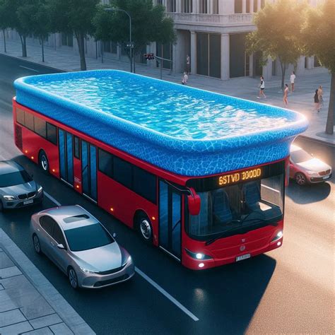 Inflatable Bus Pool: Transform Your Vehicle into a Splashing Summer ...