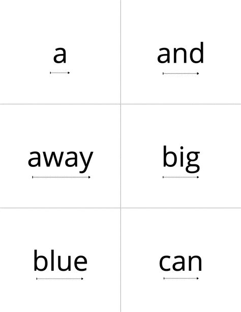 Dolch Sight Word Flash Cards | Dolch Words