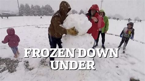 Blizzard of Oz! Australia hit by heaviest snowfall for decades
