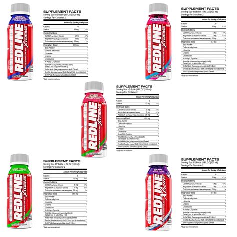 Buy VPX Redline Xtreme - Energy Drinks – 5 flavor Variety Pack (2 of ...