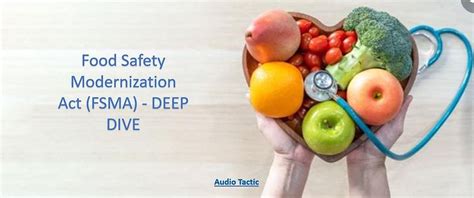 Food Safety Modernization Act (FSMA) - DEEP DIVE, March 12 2024 ...