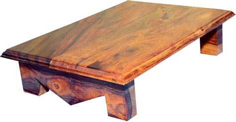HFW HANDICRAFT FURNITURE WALA Small pata Wooden Puja Chowki Stool for ...
