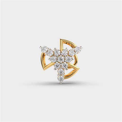 Buy Glamorous Aztec Diamond Nosepin At Jewelbox