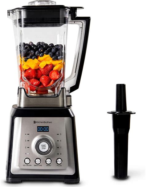 bol.com | KitchenBrothers Power Blender - 2000W - 2L - Smoothies ...
