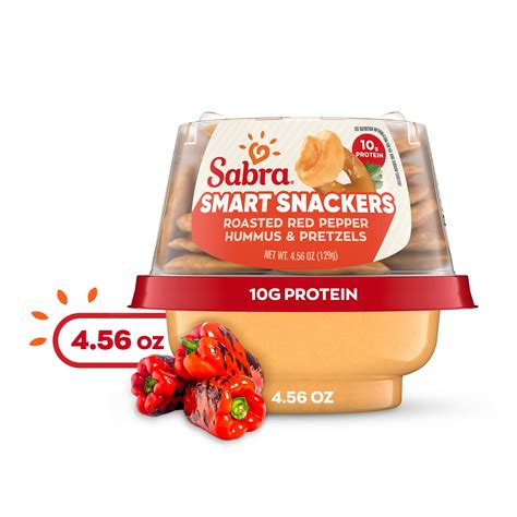Sabra Snackers Individual Classic Hummus Dip with Pretzel Crisp ...
