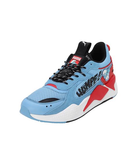 Buy Puma Unisex-Adult RS-X The Smurfs Team Light Blue-Red Sneaker - 13 ...