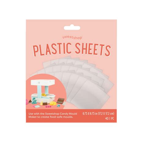 Sweetshop Candy Mould Maker Plastic Sheets 40/Pkg, Count: 1 | Michaels
