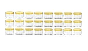 Small Airtight Tiny Multipurpose 24 Polycarbonate Jar Set 12 Pieces ...