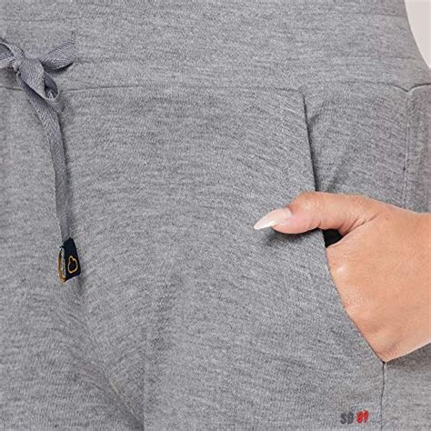 Buy Sweet Dreams Women's Solid Cotton Blend Pyjamas-Grey-M at Amazon.in