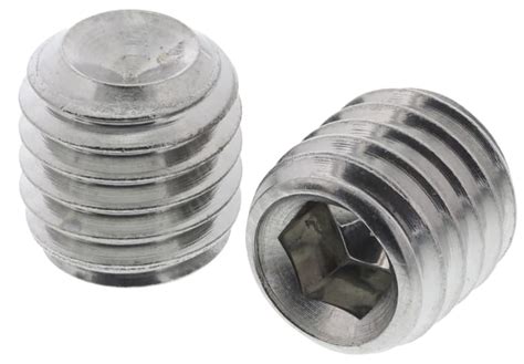 RS PRO | Plain Stainless Steel Hex Socket Set M8 x 8mm Grub Screw | 137 ...