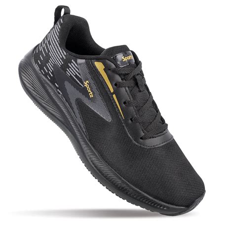 Buy Stylex Men's Lace Up Sports Shoe WS9611 Black Online at Best Price ...