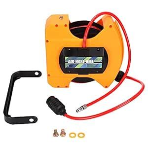 10M Air Hose Reel 6.5 * 10mm Automatic PU Retractable Pneumatic Hose ...