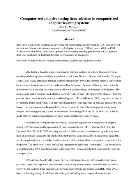 Image result for Computerized Adaptive Testing