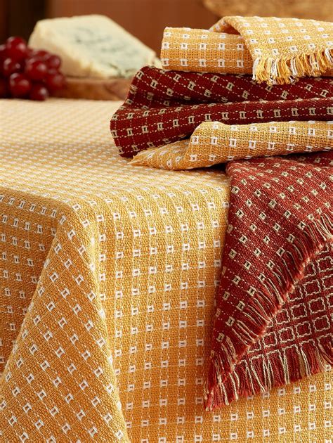 Mountain Weavers Original Mountain Weave Cotton Tablecloth | Table ...