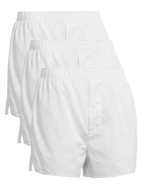 Buy 3 Pack Pure Cotton Woven Boxers at Marks & Spencer