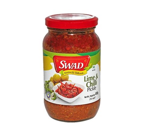 Buy Lime and Chilli Pickle Online from Swad at Best Price