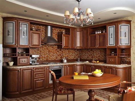 Деревянные столешницы в классической кухне - ТехМагия