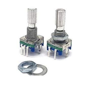 1PCS Plum handle 20mm rotary encoder coding switch / EC11 / digital ...