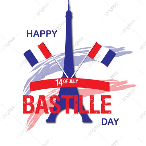 Happy Bastille Day Vector Transparent Background Free Download ...
