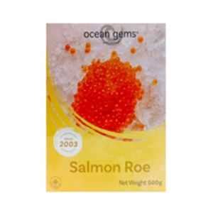 OCEAN GEMS IKURA SHOYU CHUM (500G/PAC) ไข่ปลาแซลมอนปรุงรสแช่แข็ง (500 ...