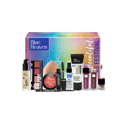 Buy Blue Heaven Festive Make Up Kit Fair Tone Combo, Medium Tone, 350gm ...