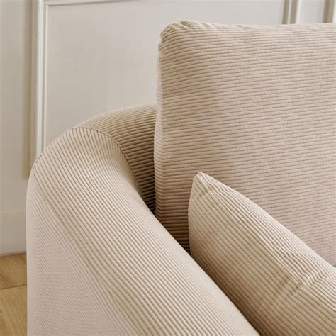 Buy Modern Radiance NXT Fabric 3-Seater Sofa with Cushions - Taupe from ...