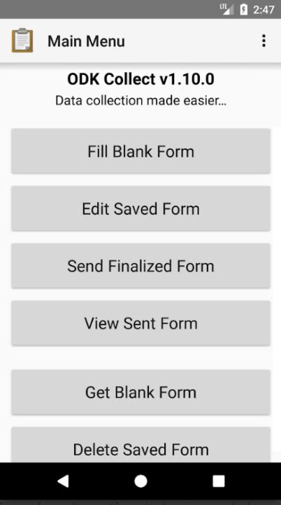 How to Use Odk Collect 的图像结果