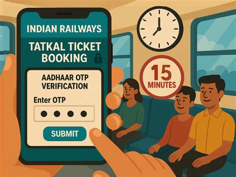 Rail general ticket booking new rules from Oct 1: e-Aadhaar ...