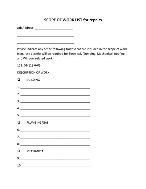 Image result for Sample Scope of Work