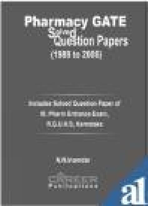 Buy Pharmacy GATE Solved Question Papers Book Online at Low Prices in ...